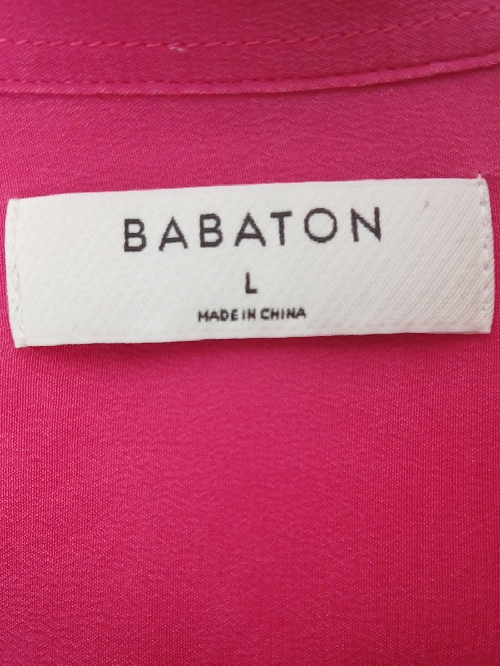 Aritzia Babaton Essential Silk Shirt in Granita Pink Large - Picture 6 of 10